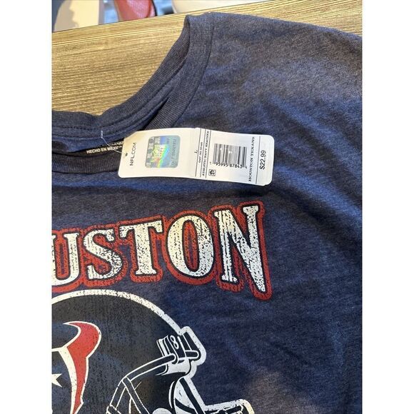 Houston Texans T Shirt Mens Large Navy. Authentic. NWT. 1 - Picture 6 of 6